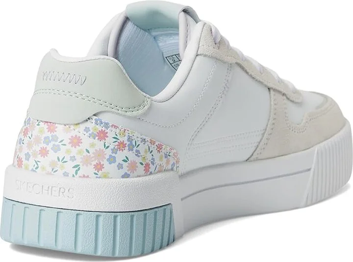 SKECHERS Jade Women's Shoes White/Multi : 5.5 B - Medium, Suede - Image 4