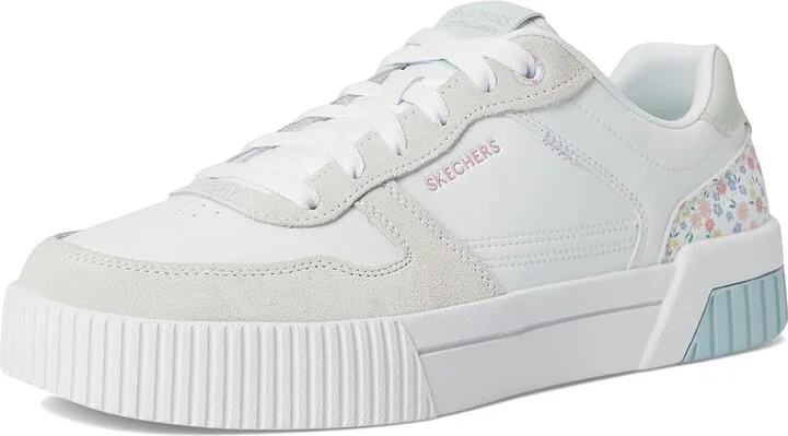 SKECHERS Jade Women's Shoes White/Multi : 5.5 B - Medium, Suede - Image 5