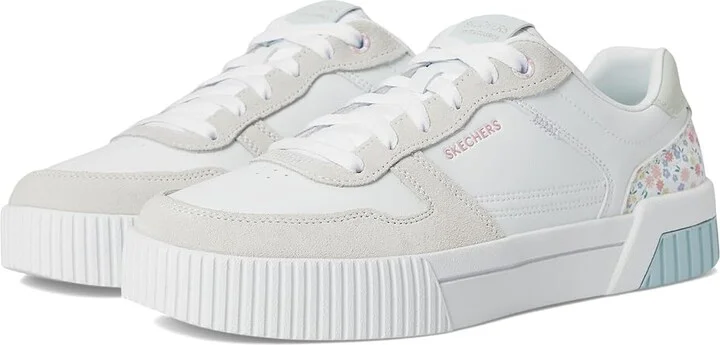 SKECHERS Jade Women's Shoes White/Multi : 5.5 B - Medium, Suede