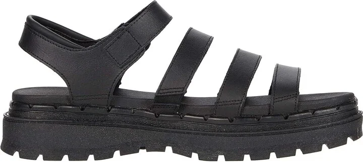 SKECHERS Jammers - Poppin' Women's Shoes Black/Black : 9 B - Medium, Leather - Image 7
