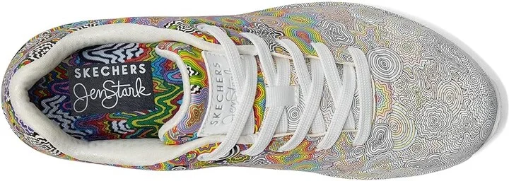 SKECHERS Jenn Stark: Uno Women's Shoes Mulitcolor : 9 B - Medium, Rubber/Synthetic - Image 2