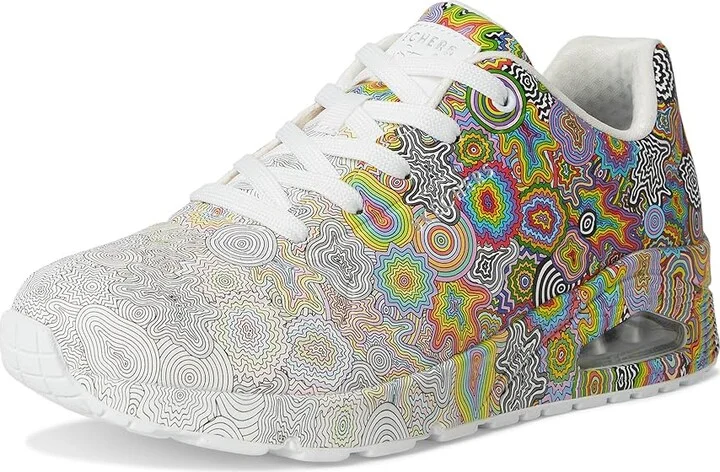 SKECHERS Jenn Stark: Uno Women's Shoes Mulitcolor : 9 B - Medium, Rubber/Synthetic - Image 5