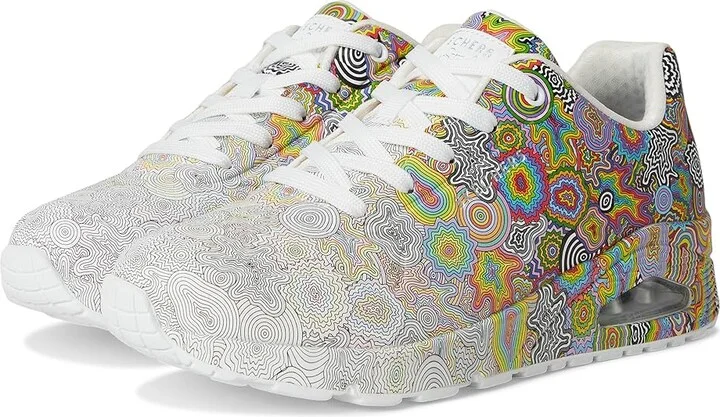 SKECHERS Jenn Stark: Uno Women's Shoes Mulitcolor : 9 B - Medium, Rubber/Synthetic