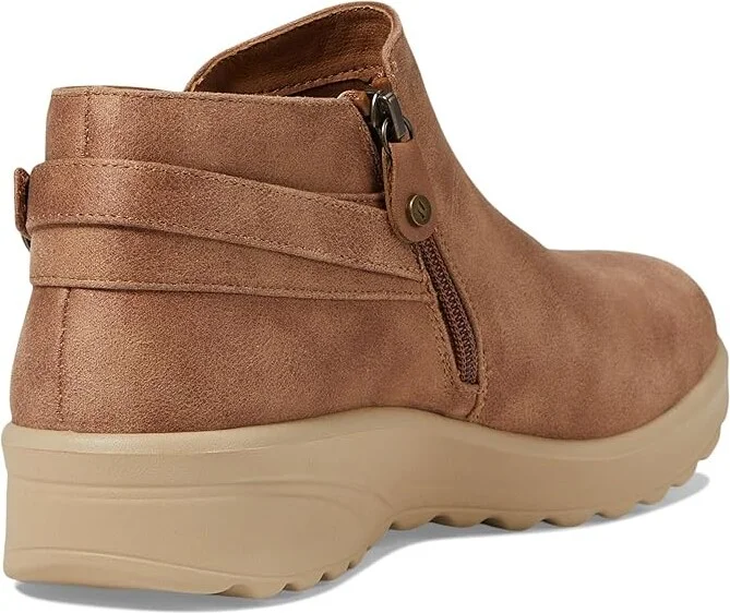 SKECHERS Lovely Vibe - Moonlight Women's Boots Tan : 9.5 B - Medium, Leather/Rubber - Image 4