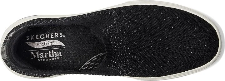 SKECHERS Martha Stewart:Arch Fit Arcade Women's Shoes Black : 6.5 B - Medium - Image 2