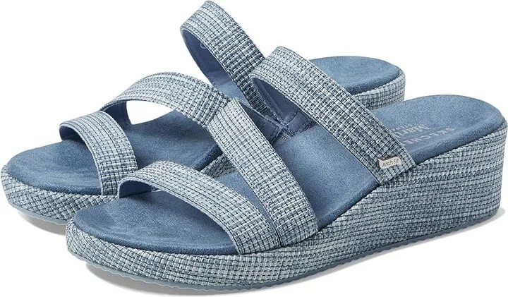 SKECHERS Martha Stewart - Arch Fit Beverlee- Morning Side Women's Shoes Blue : 8 B - Medium
