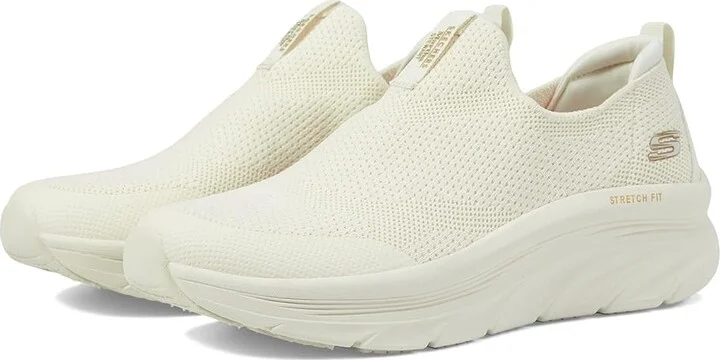 SKECHERS Martha Stewart - D'Lux Walker - Eclipse Women's Shoes Off-White : 5.5 B - Medium, Textile