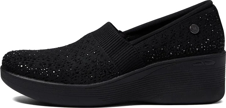 SKECHERS Martha Stewart - Pier Lite - Reflection Women's Shoes Black/Black : 5 B - Medium, Textile - Image 5