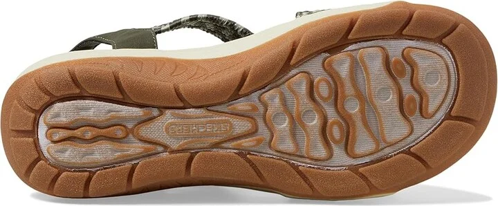 SKECHERS Martha Stewart - Reggae Cup - Coastal Trail Women's Shoes Olive : 5 B - Medium, Rubber/Textile - Image 3