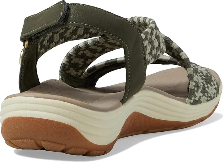 SKECHERS Martha Stewart - Reggae Cup - Coastal Trail Women's Shoes Olive : 5 B - Medium, Rubber/Textile - Image 4