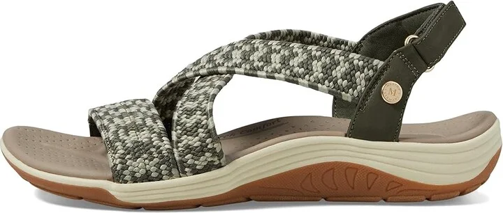 SKECHERS Martha Stewart - Reggae Cup - Coastal Trail Women's Shoes Olive : 5 B - Medium, Rubber/Textile - Image 5
