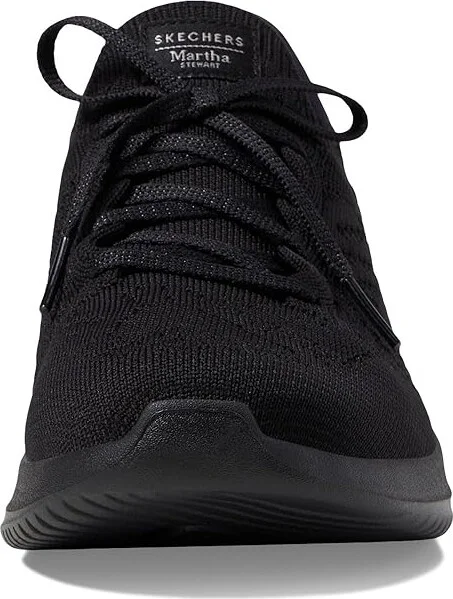 SKECHERS Martha Stewart - Ultra Flex 3.0 -Back On Track - HANDS FREE SLIP-INS Women's Shoes Black/Black : 5 B - Medium, Synthetic - Image 5