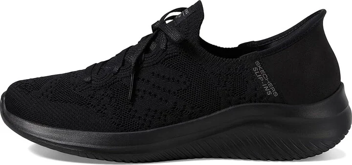 SKECHERS Martha Stewart - Ultra Flex 3.0 -Back On Track - HANDS FREE SLIP-INS Women's Shoes Black/Black : 5 B - Medium, Synthetic - Image 6