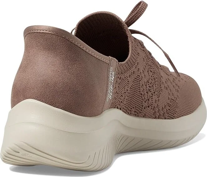 SKECHERS Martha Stewart - Ultra Flex 3.0 -Back On Track - HANDS FREE SLIP-INS Women's Shoes Mocha : 5 B - Medium, Synthetic - Image 4