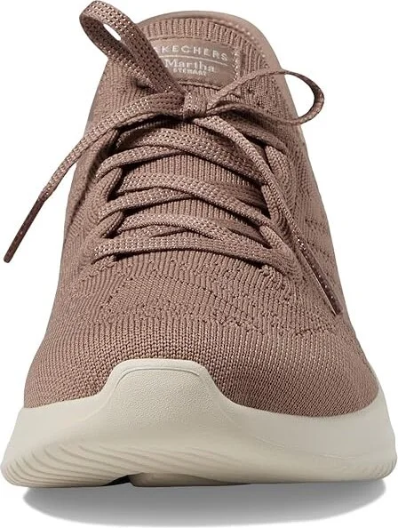 SKECHERS Martha Stewart - Ultra Flex 3.0 -Back On Track - HANDS FREE SLIP-INS Women's Shoes Mocha : 5 B - Medium, Synthetic - Image 5