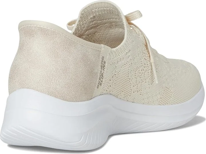 SKECHERS Martha Stewart - Ultra Flex 3.0 -Back On Track - HANDS FREE SLIP-INS Women's Shoes Off-White : 6 B - Medium, Synthetic - Image 4