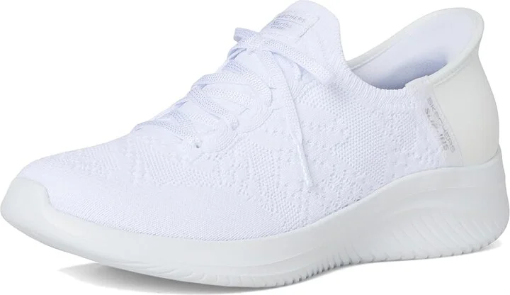 SKECHERS Martha Stewart - Ultra Flex 3.0 -Back On Track - HANDS FREE SLIP-INS Women's Shoes White : 7 B - Medium, Synthetic - Image 5