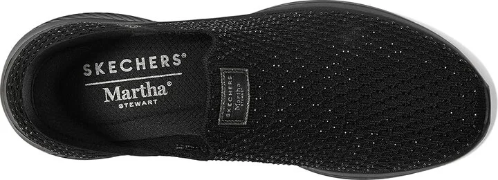 SKECHERS Martha Stewart Ultra Flex 3.0 - Dazzling Hands Free Slip-Ins Women's Shoes Black : 5.5 B - Medium, Mesh - Image 2