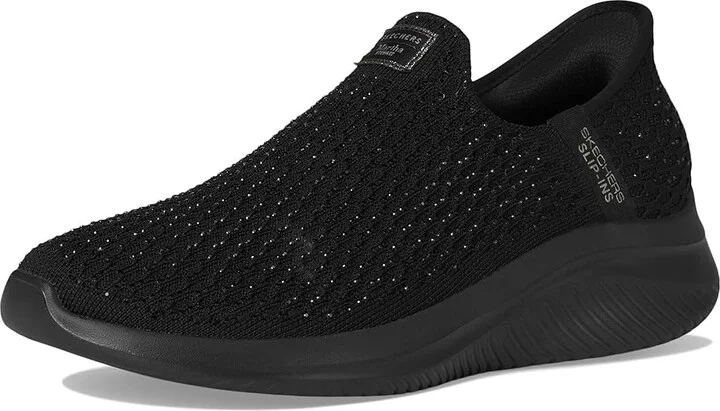 SKECHERS Martha Stewart Ultra Flex 3.0 - Dazzling Hands Free Slip-Ins Women's Shoes Black : 5.5 B - Medium, Mesh - Image 5