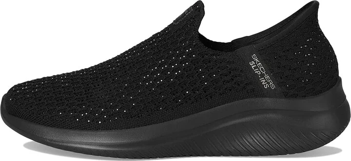 SKECHERS Martha Stewart Ultra Flex 3.0 - Dazzling Hands Free Slip-Ins Women's Shoes Black : 5.5 B - Medium, Mesh - Image 6