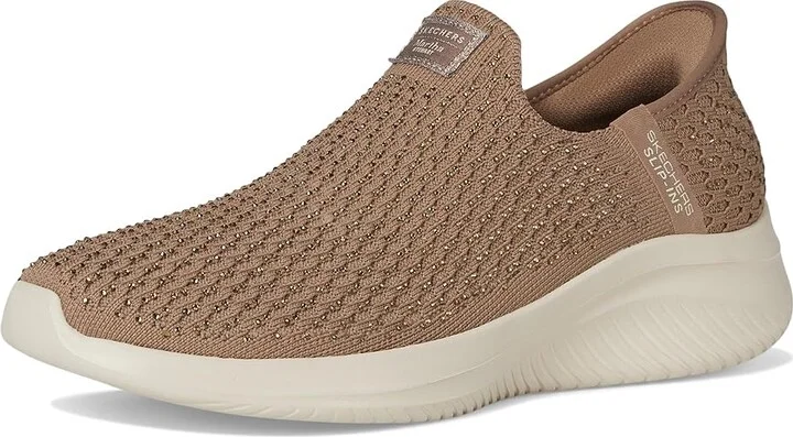 SKECHERS Martha Stewart Ultra Flex 3.0 - Dazzling Hands Free Slip-Ins Women's Shoes Mocha : 5.5 B - Medium, Mesh - Image 5