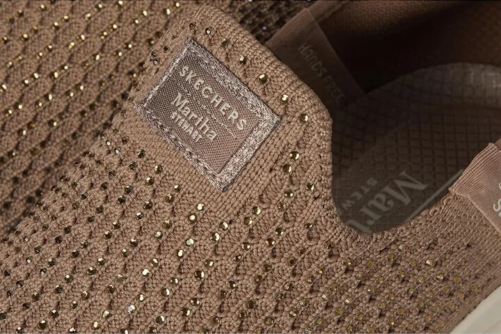 SKECHERS Martha Stewart Ultra Flex 3.0 - Dazzling Hands Free Slip-Ins Women's Shoes Mocha : 5.5 B - Medium, Mesh - Image 7