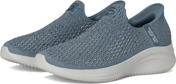 SKECHERS Martha Stewart Ultra Flex 3.0 - Dazzling Hands Free Slip-Ins Women's Shoes Slate : 9.5 B - Medium, Mesh