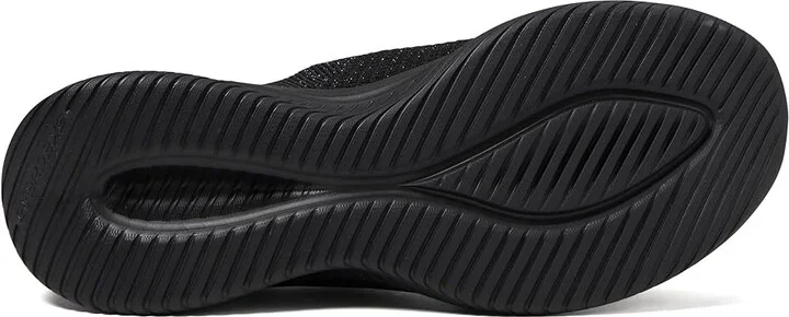 SKECHERS Martha Stewart Ultra Flex 3.0 - Neptune Hands Free Slip-Ins Women's Shoes Black/Black : 5 B - Medium, Textile - Image 3