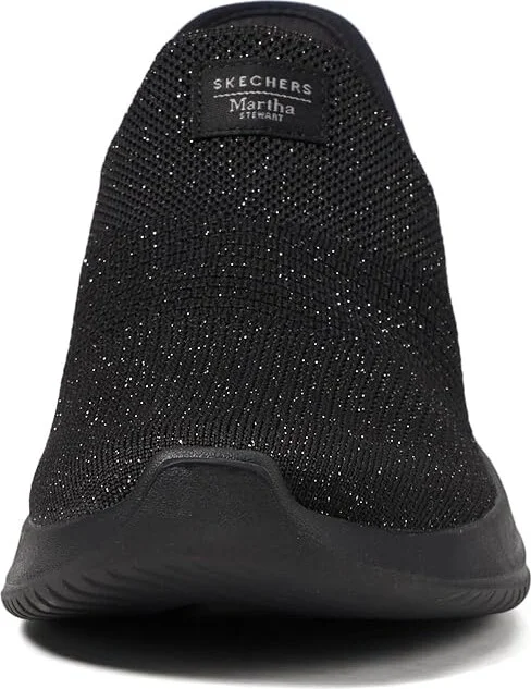 SKECHERS Martha Stewart Ultra Flex 3.0 - Neptune Hands Free Slip-Ins Women's Shoes Black/Black : 5 B - Medium, Textile - Image 5