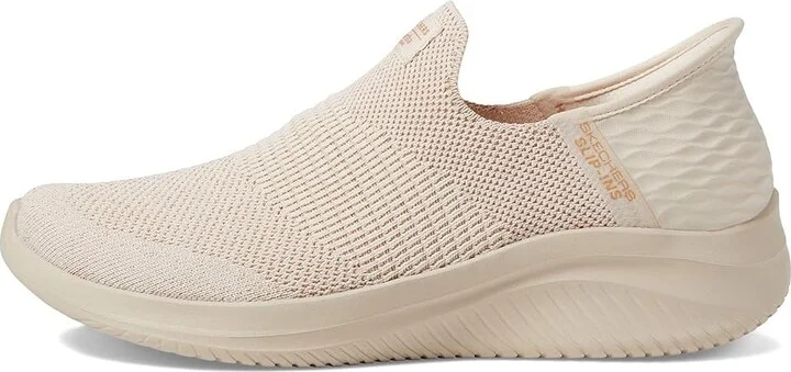 SKECHERS Martha Stewart Ultra Flex 3.0 - Neptune Hands Free Slip-Ins Women's Shoes Natural : 5 B - Medium, Textile - Image 6