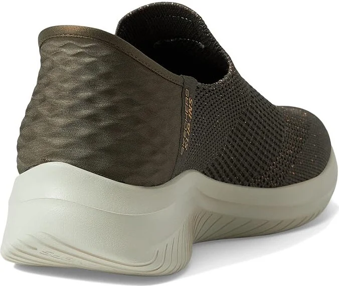 SKECHERS Martha Stewart Ultra Flex 3.0 - Neptune Hands Free Slip-Ins Women's Shoes Olive : 5 B - Medium, Textile - Image 4