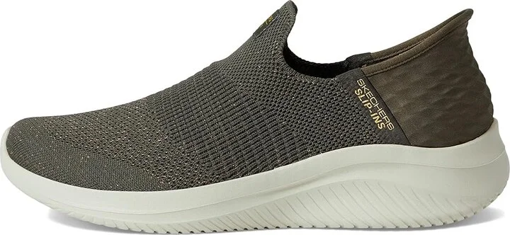 SKECHERS Martha Stewart Ultra Flex 3.0 - Neptune Hands Free Slip-Ins Women's Shoes Olive : 5 B - Medium, Textile - Image 6