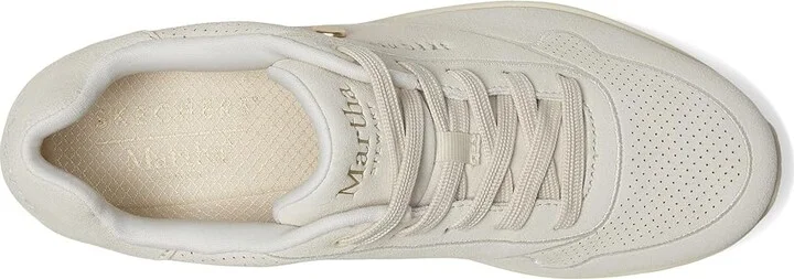 SKECHERS Martha Stewart - Uno-county Line Women's Shoes Off-White : 6 B - Medium, Leather/Suede - Image 2