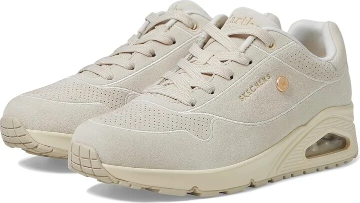 SKECHERS Martha Stewart - Uno-county Line Women's Shoes Off-White : 6 B - Medium, Leather/Suede
