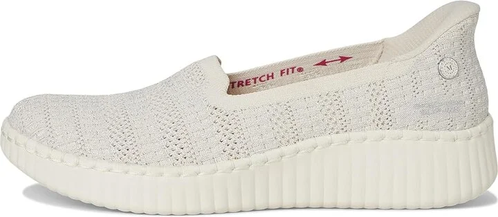 SKECHERS Martha Stewart Wilshire Blvd - Glimmer Step Hands Free Slip-Ins Women's Shoes Natural : 9.5 B - Medium, Synthetic - Image 6