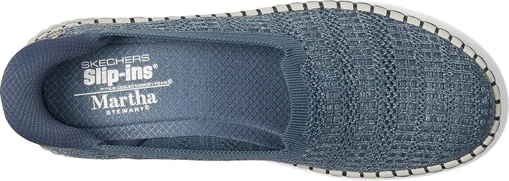 SKECHERS Martha Stewart Wilshire Blvd - Glimmer Step Hands Free Slip-Ins Women's Shoes Slate : 8 B - Medium, Synthetic - Image 2