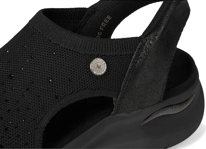 SKECHERS Martha Stewart's Arch Fit 2.0 - Star Dust Women's Sandals Black/Black : 6 B - Medium, Leather - Image 7