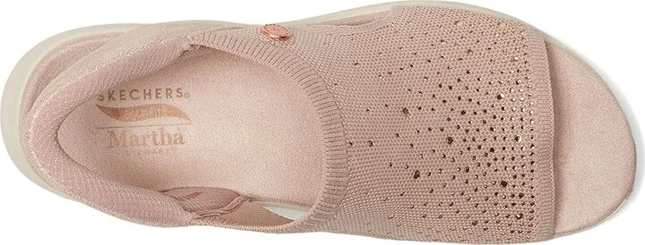 SKECHERS Martha Stewart's Arch Fit 2.0 - Star Dust Women's Sandals Blush : 6 B - Medium, Leather - Image 2