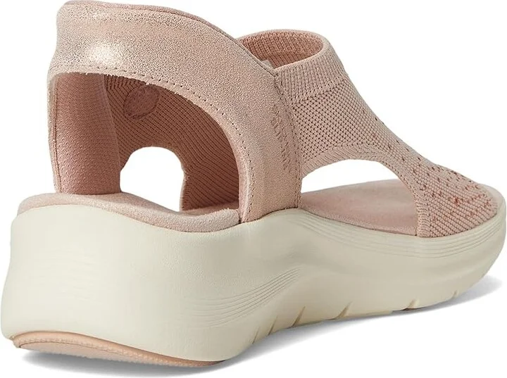 SKECHERS Martha Stewart's Arch Fit 2.0 - Star Dust Women's Sandals Blush : 6 B - Medium, Leather - Image 4