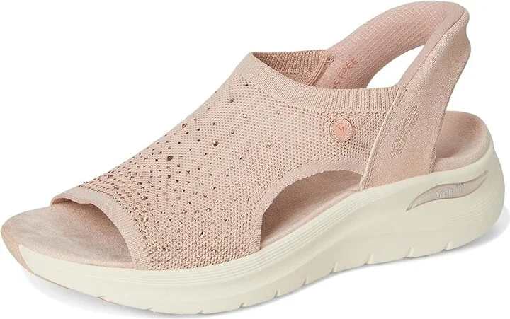 SKECHERS Martha Stewart's Arch Fit 2.0 - Star Dust Women's Sandals Blush : 6 B - Medium, Leather - Image 5