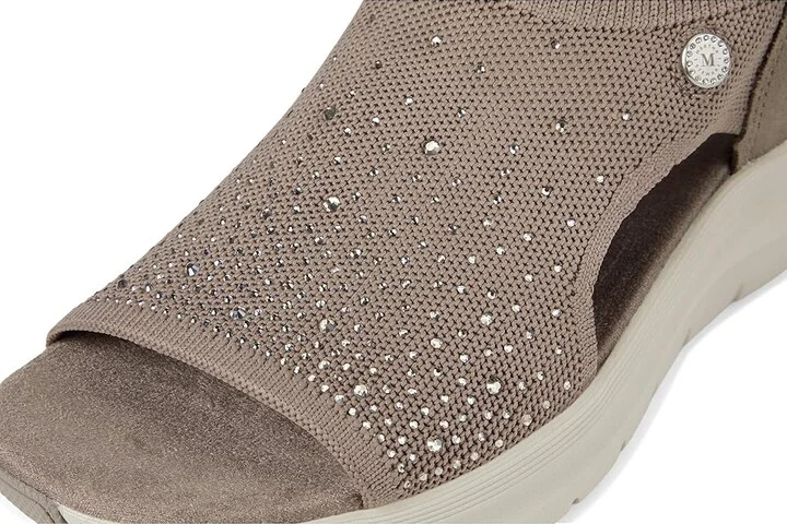 SKECHERS Martha Stewart's Arch Fit 2.0 - Star Dust Women's Sandals Dark Taupe : 10 B - Medium, Leather - Image 7