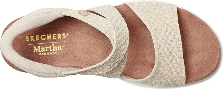 SKECHERS Martha Stewart's Beverlee Lux - Striking Beauty Hands Free Slip-Ins Women's Sandals White : 11 B - Medium, Synthetic - Image 2