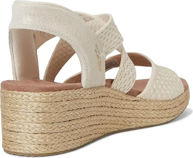 SKECHERS Martha Stewart's Beverlee Lux - Striking Beauty Hands Free Slip-Ins Women's Sandals White : 11 B - Medium, Synthetic - Image 4