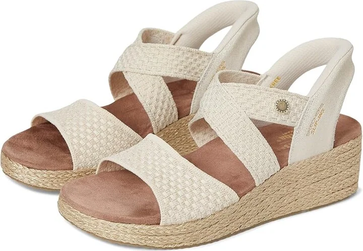 SKECHERS Martha Stewart's Beverlee Lux - Striking Beauty Hands Free Slip-Ins Women's Sandals White : 11 B - Medium, Synthetic