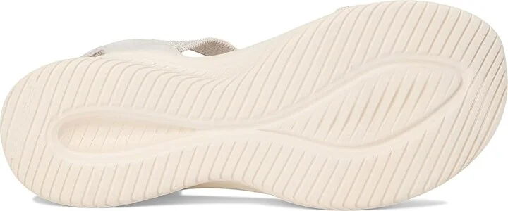 SKECHERS Martha Stewart's Ultra Flex 3.0 - Shine On Us Women's Sandals Natural : 9 B - Medium, Textile - Image 3