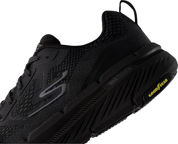 SKECHERS Max Cushion Premier 2.0 Vantage Men's Shoes Black/Charcoal : 10.5 E - Wide, Textile - Image 4