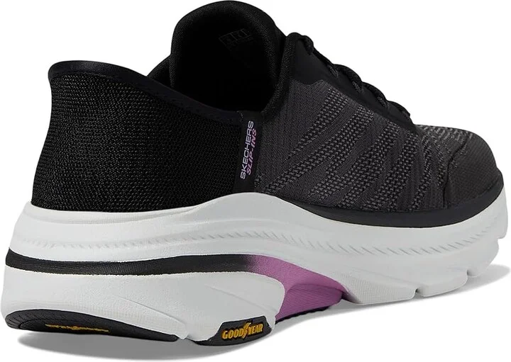 SKECHERS Max Cushioning Arch Fit 2.0 Adelphi Hands Free Slip-Ins Women's Shoes Black/Lavender : 6.5 B - Medium, Textile - Image 4