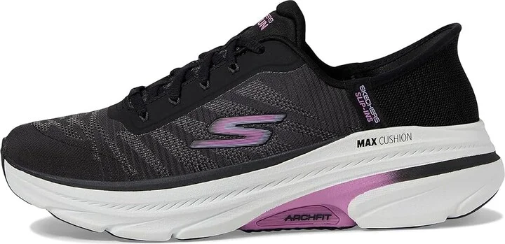 SKECHERS Max Cushioning Arch Fit 2.0 Adelphi Hands Free Slip-Ins Women's Shoes Black/Lavender : 6.5 B - Medium, Textile - Image 6