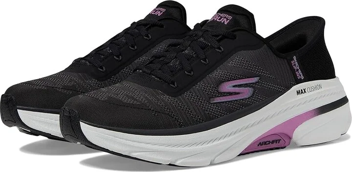 SKECHERS Max Cushioning Arch Fit 2.0 Adelphi Hands Free Slip-Ins Women's Shoes Black/Lavender : 6.5 B - Medium, Textile