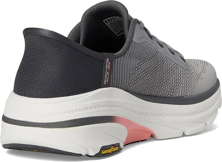 SKECHERS Max Cushioning Arch Fit 2.0 Adelphi Hands Free Slip-Ins Women's Shoes Gray/Coral : 9 B - Medium - Image 3